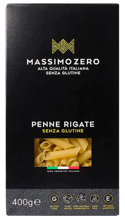 MASSIMO ZERO PENNE RIGATE 400 G - Farmaciapacini.it