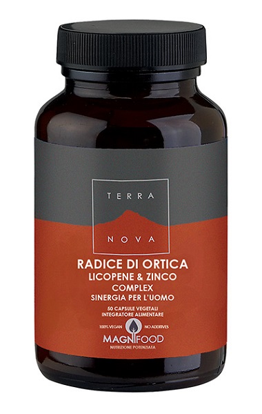 TERRANOVA RADICE ORTICA LICOPENE ZINCO SINERGIA UOMO 50 CAPSULE - Farmaciapacini.it