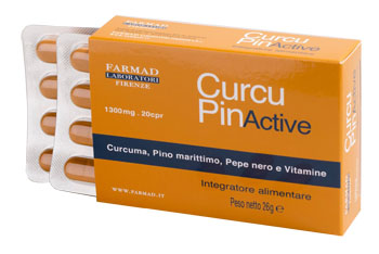 CURCUPIN ACTIVE 20 COMPRESSE 1300 MG - Farmaciapacini.it