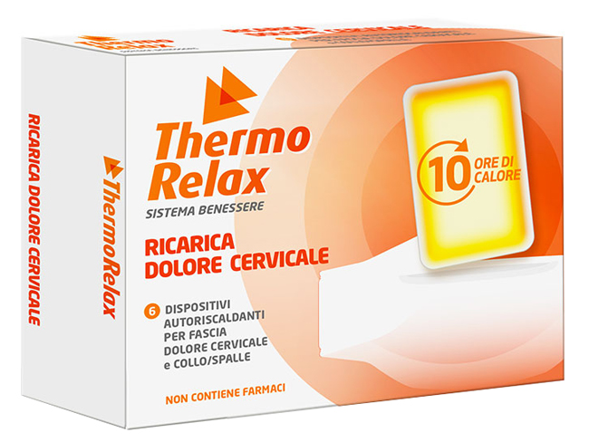 THERMORELAX RICARICA PER FASCIA DOLORE CERVICALE 6 DISPOSITIVI AUTORISCALDANTI - Farmaciapacini.it