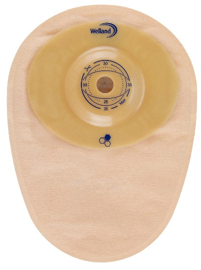SACCA PER COLOSTOMIA WELLAND AURUM PROFILE COLO MIDI OPACA RITAGLIABILE DIAMETRO 13-35 MM INIZIO CONVESSITA' 35 MM 10 PEZZI - Farmaciapacini.it