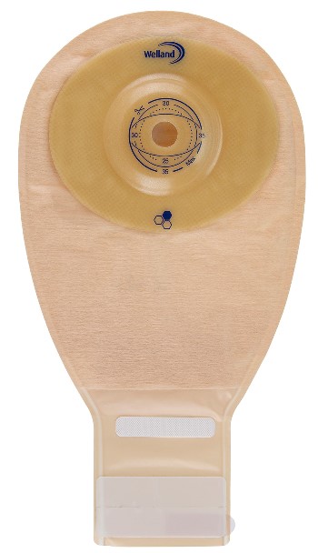 SACCA PER ILEOSTOMIA OPACA RITAGLIABILE WELLAND AURUM PROFILE ILEO MIDI DIAMETRO 13-35 MM INIZIO CONVESSITA' 35 MM 10 PEZZI - Farmaciapacini.it