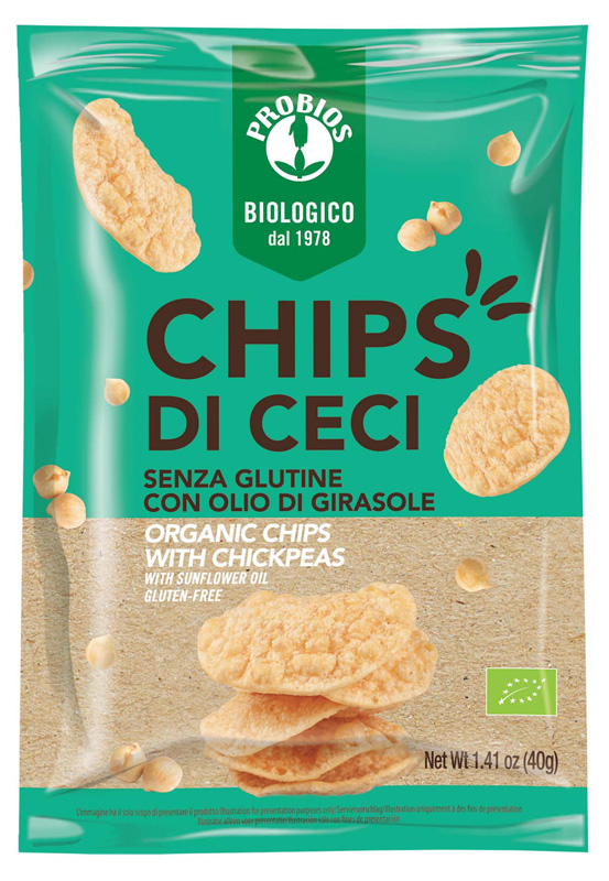 PROBIOS CHIPS DI CECI 40 G - Farmaciapacini.it