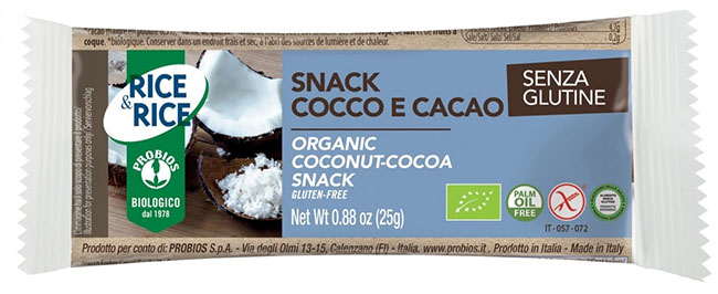 RICE&RICE SNACK COCCO CACAO 25 G - Farmaciapacini.it