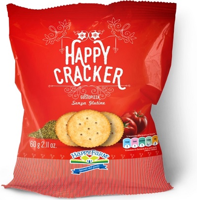 HAPPY FARM HAPPY CRACKERS GUSTO PIZZA 60 G - Farmaciapacini.it