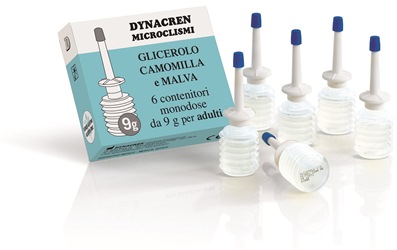 DYNACREN MICROCLISMI CAMOMILLA E MALVA 6 PEZZI DA 9 G PER ADULTI - Farmaciapacini.it