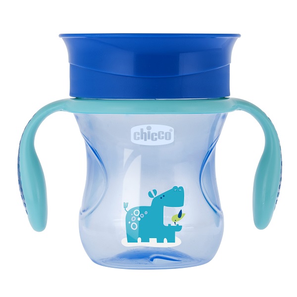 CHICCO TAZZA PERFECT 360 AZZURRA 12 MESI - Farmaciapacini.it