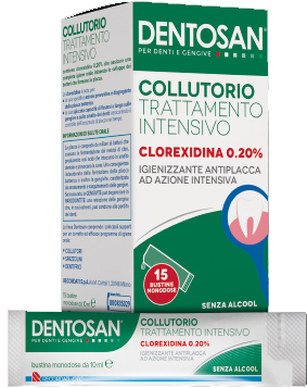 DENTOSAN COLLUTORIO MONODOSE INTENSIVO 0,20% 15 BUSTINE DA 10 ML - Farmaciapacini.it