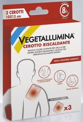 VEGETALLUMINA CEROTTO RISCALDANTE 3 PEZZI - Farmaciapacini.it