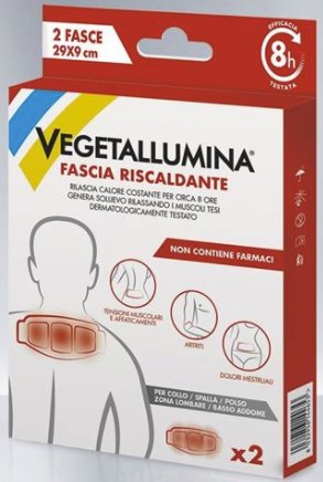 VEGETALLUMINA FASCIA RISCALDANTE 2 PEZZI - Farmaciapacini.it