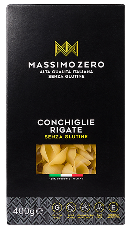 MASSIMO ZERO CONCHIGLIE RIGATE 400 G - Farmaciapacini.it