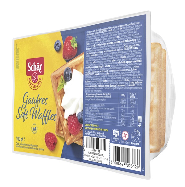 SCHAR GAUFRE SOFT WAFFLES 100 G - Farmaciapacini.it
