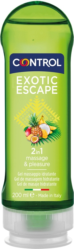 CONTROL GEL PER MASSAGGI EXOTIC ESCAPE 200 ML - Farmaciapacini.it
