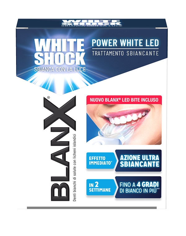 BLANX WHITE SHOCK TRATTAMENTO POWER WHITE GEL 30 ML CON BITE - Farmaciapacini.it
