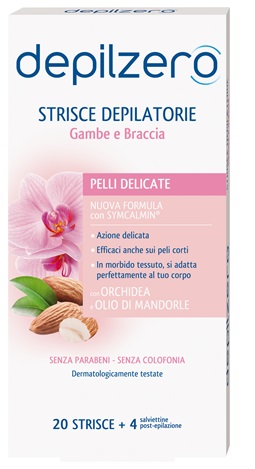 DEPILZERO STRISCE GAMBE BRACCIA 20 PEZZI - Farmaciapacini.it