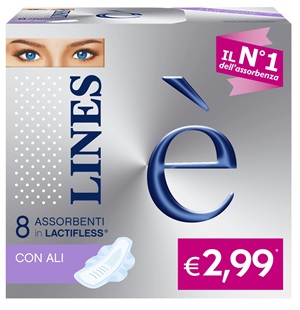 LINES E' ALI 8 PEZZI - Farmaciapacini.it