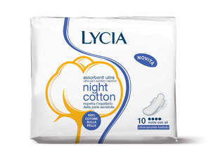 LYCIA COTONE ALI NOTTE 10 PEZZI - Farmaciapacini.it