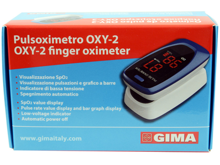 PULSOXIMETRO DA DITO OXY-2 SCHERMO LED 60X30,5X32,5MM 1 PEZZO - Farmaciapacini.it