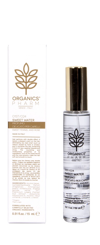 ORGANICS PHARM SWEET WATER PROFUMO DELICATO CAPELLI 15 ML - Farmaciapacini.it