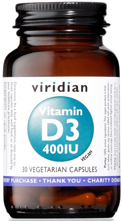 VIRIDIAN VITAMIN D3 400IU 30CPS - Farmaciapacini.it