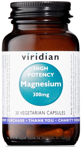 VIRIDIAN MAGNESIUM 300MG HIGH POTENCY 30 CAPSULE VIRIDIAN MAGNESIO SUPERIORE ALTA CONCENTRAZIONE - Farmaciapacini.it