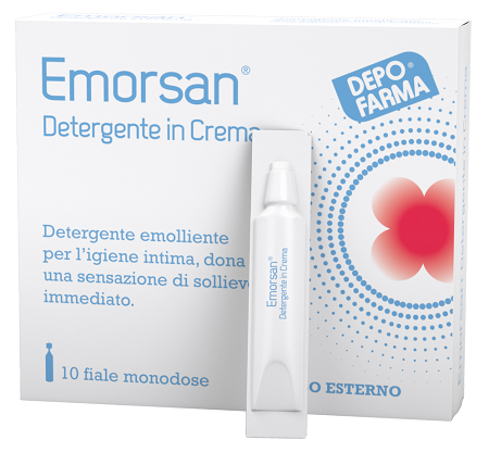 EMORSAN DETERGENTE CREMA 10 FIALE DA 3,5 ML - Farmaciapacini.it