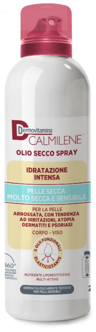 DERMOVITAMINA CALMILENE OLIO SECCO SPRAY IDRATAZIONE INTENSA PER PELLE SECCA, MOLTO SECCA E SENSIBILE 200 ML - Farmaciapacini.it