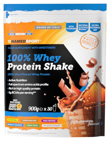 100% WHEY PROTEIN SHAKE MILK CHOCOLATE 900 G - Farmaciapacini.it
