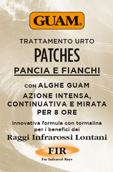 GUAM PATCHES TRATTAMENTO URTO PANCIA E FIANCHI 8 PEZZI - Farmaciapacini.it