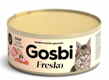 GOSBI FRESKO CAT ADULT TURKEY & HAM 70 G - Farmaciapacini.it