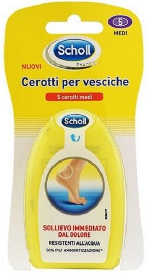 SCHOLL CEROTTI PER VESCICHE MEDIO 5 PEZZI - Farmaciapacini.it