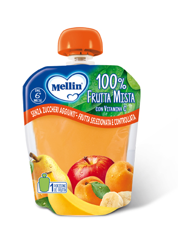 MELLIN POUCH FRUTTA MISTA 90 G - Farmaciapacini.it