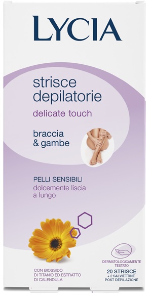 LYCIA 20 STRISCE BRACCIA/GAMBE PELLI DELICATE 12 PEZZI - Farmaciapacini.it