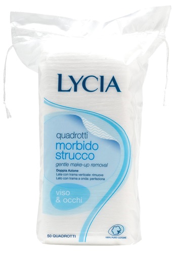 LYCIA 50 QUADROTTI COTONE STRISCIA 12 PEZZI - Farmaciapacini.it