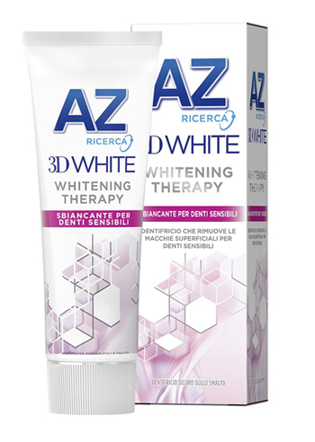 DENTIFRICIO AZ 3D WHITE THERAPY DENTI SENSIBILI 75 ML - Farmaciapacini.it