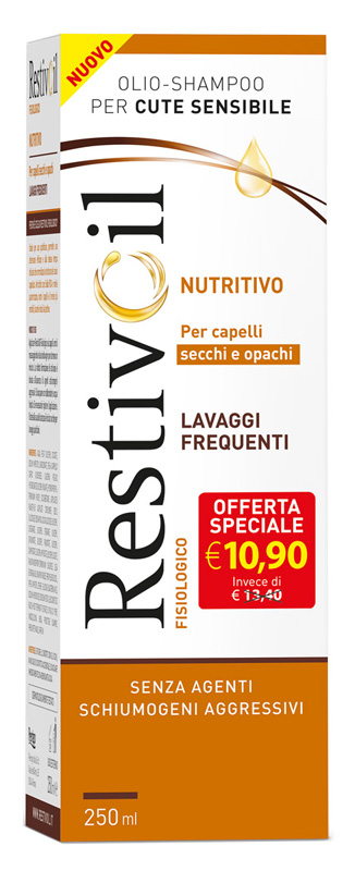 RESTIVOIL NUTRITIVO PER CAPELLI SECCHI E OPACHI LAVAGGI FREQUENTI OFFERTA SPECIALE 250 ML - Farmaciapacini.it