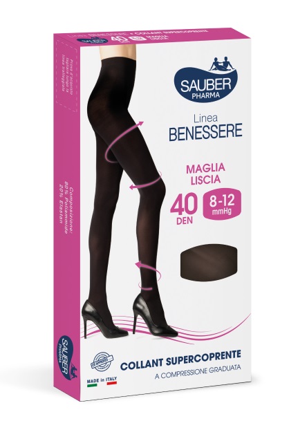 COLLANT SUPERCOPRENTE SAUBER 8-12MMHG NERO 2 - Farmaciapacini.it