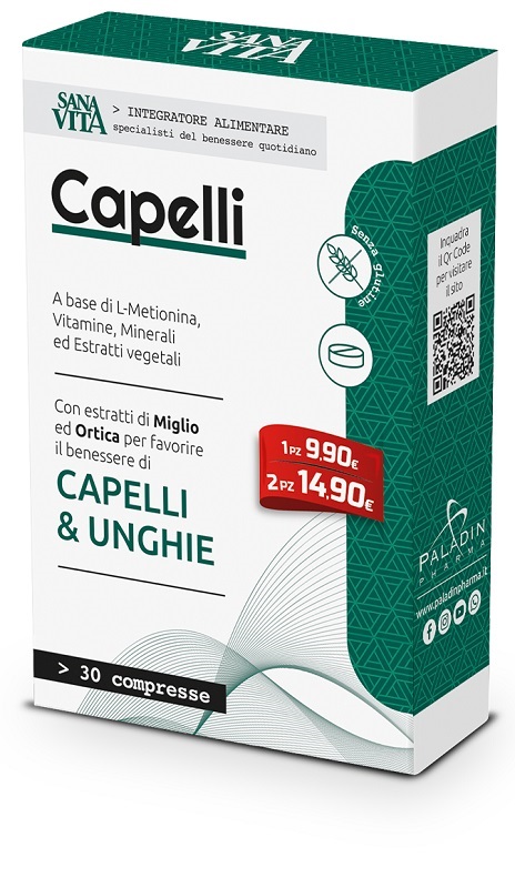 SANAVITA CAPELLI 30 COMPRESSE - Farmaciapacini.it