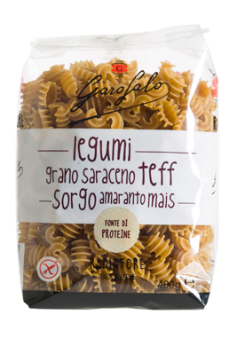 GAROFALO RADIATORI PASTA SENZA GLUTINE LEGUMI E CEREALI 400 G - Farmaciapacini.it
