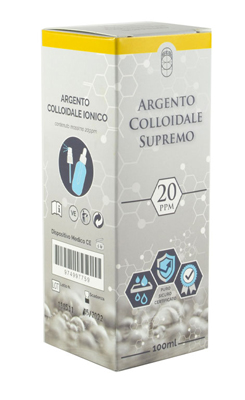 ARGENTO COLLOIDALE SUPREMO 20PPM 100 ML SPRAY + CONTAGOCCE - Farmaciapacini.it