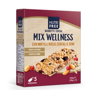 NUTRIFREE BARRETTE CEREAL MIX WELLNESS 28 G X 5 - Farmaciapacini.it
