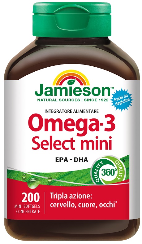 JAMIESON OMEGA 3 SELECT MINI 200 PERLE - Farmaciapacini.it
