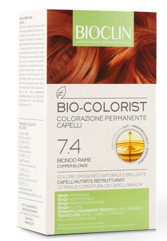 BIOCLIN BIO COLORIST 7,4 BIONDO RAME - Farmaciapacini.it