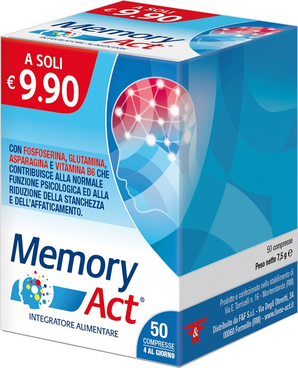 MEMORY ACT 50 COMPRESSE - Farmaciapacini.it