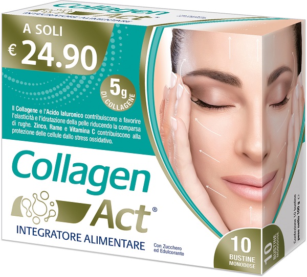 COLLAGEN ACT 10 BUSTINE MONODOSE - Farmaciapacini.it