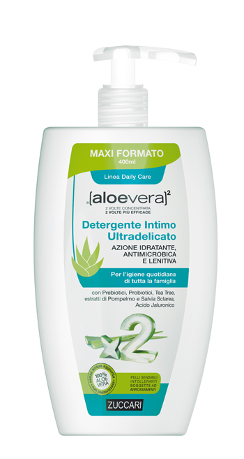 ALOEVERA2 DETERGENTE INTIMO ULTRADELICATO 400 ML - Farmaciapacini.it