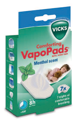 VICKS VAPOPADS MENTHOL SCENT 7 PEZZI - Farmaciapacini.it