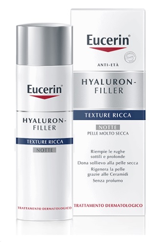 EUCERIN HYALURON+FILLER TEXTURE RICCA NOTTE 50 ML - Farmaciapacini.it