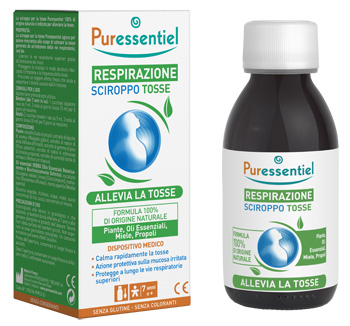 PURESSENTIEL SCIROPPO TOSSE RESPIRAZIONE DISPOSITIVO MEDICO 125 ML - Farmaciapacini.it