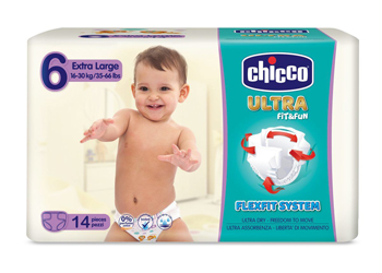 CHICCO PANNOLINO ULTRA XL 14 PEZZI - Farmaciapacini.it